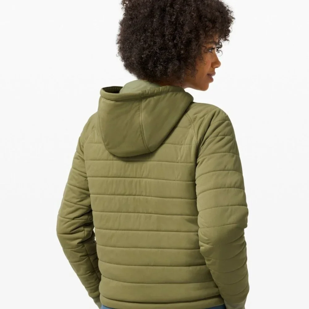 Lululemon Dynamic Movement Hoodie W4BJHS (Bronze Green) - Size 4